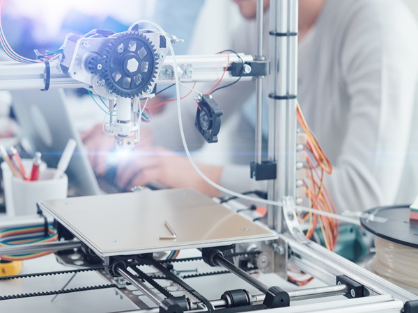 3D printer in the laboratory